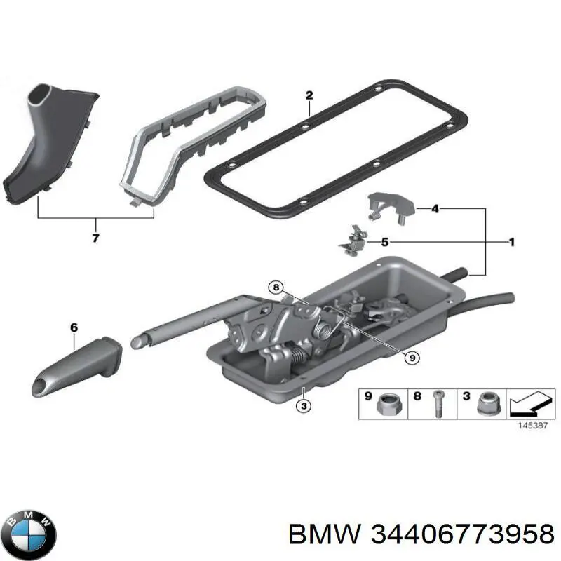 34406773958 BMW Ручник