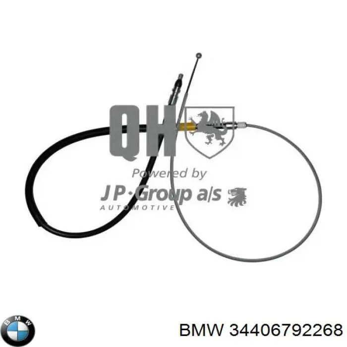 Трос ручного гальма задній, правий/лівий BMW 34406792268 ціна, від 10.92 USD