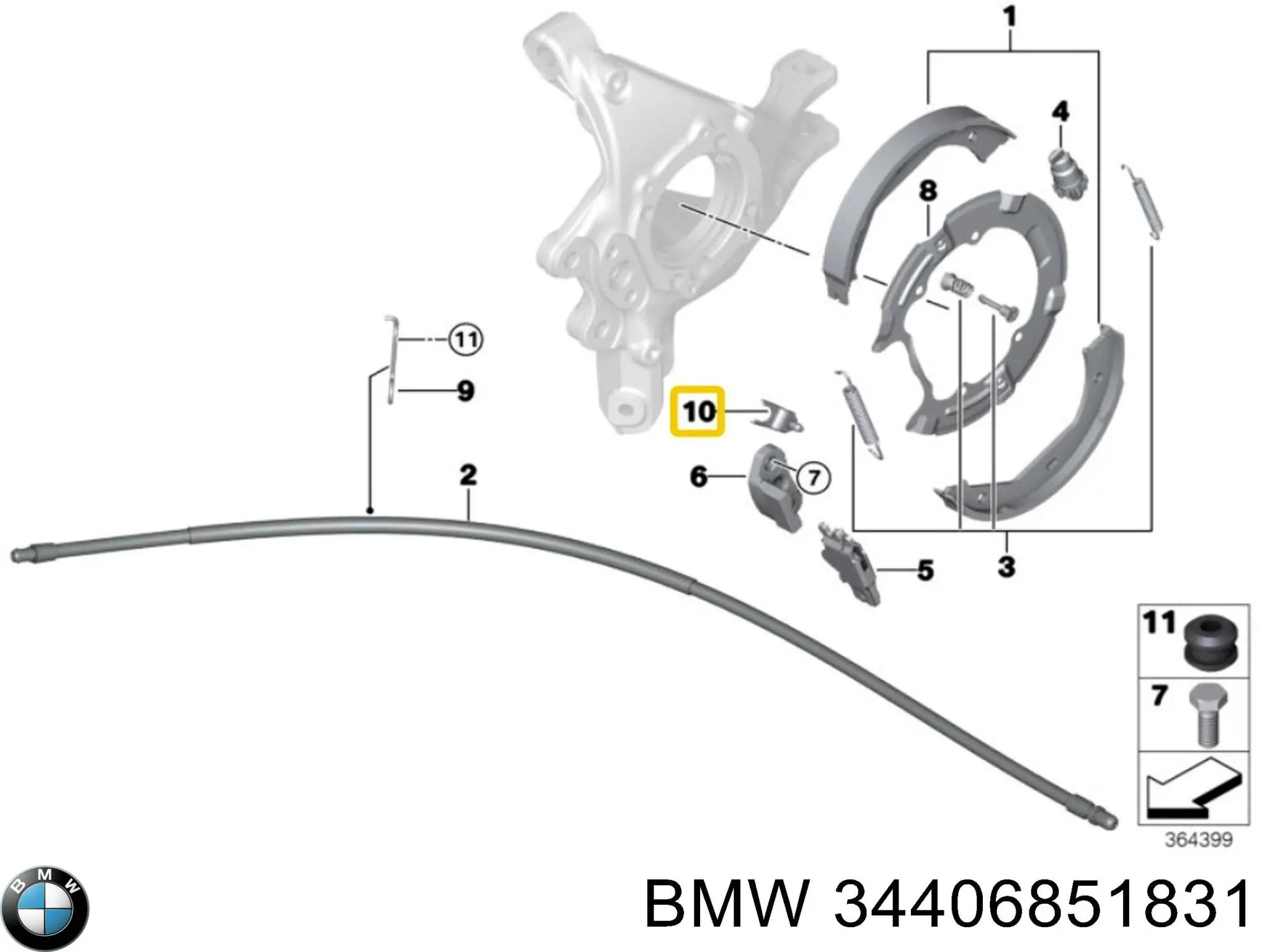  BMW 34406851831 ціна, від 7.48 USD