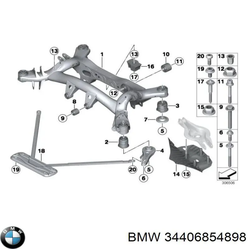  BMW 34406854898 ціна, від 7.59 USD