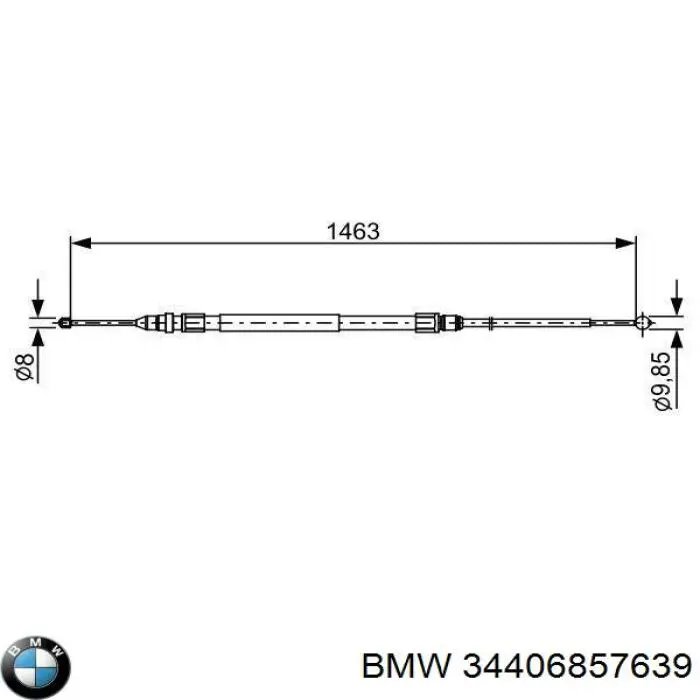 Гальмо стоянкове на BMW 2 (F22)