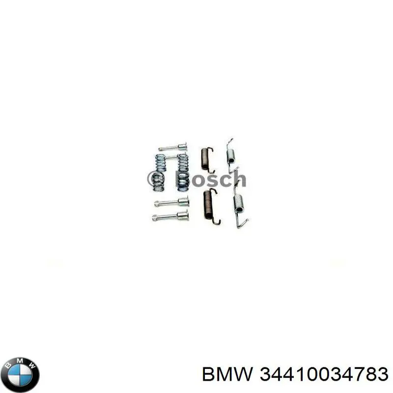 Монтажний комплект задніх барабанних колодок 34410034783 BMW
