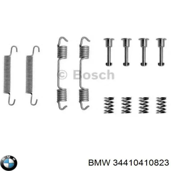Ремкомплект гальмівних колодок BMW 34410410823 ціна, від 9.89 USD