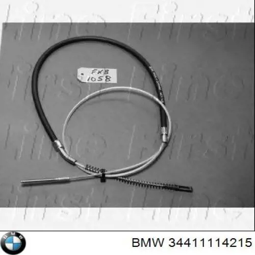 Трос ручного гальма задній, правий/лівий BMW 34411114215 ціна, від 7.27 USD