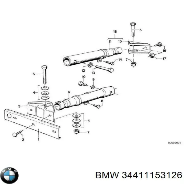  BMW 34411153126 ціна, від 3.98 USD