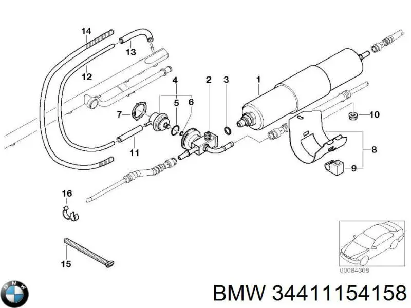  BMW 34411154158 ціна, від 4.88 USD