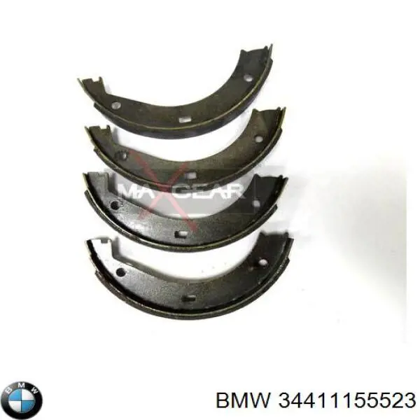 Колодки ручника / стоянкового гальма BMW 34411155523 ціна, від 14.10 USD
