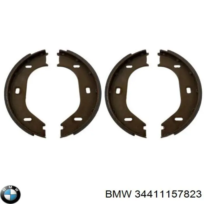 Колодки гальмові задні, барабанні 34411157823 BMW