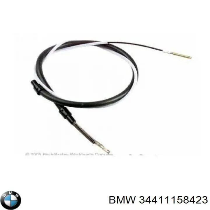 Трос ручного гальма задній, правий/лівий BMW 34411158423 ціна, від 8.03 USD