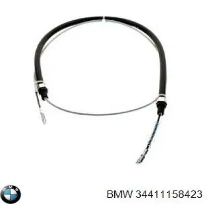 Купити 34411158423 BMW Трос ручного гальма задній, правий/лівий