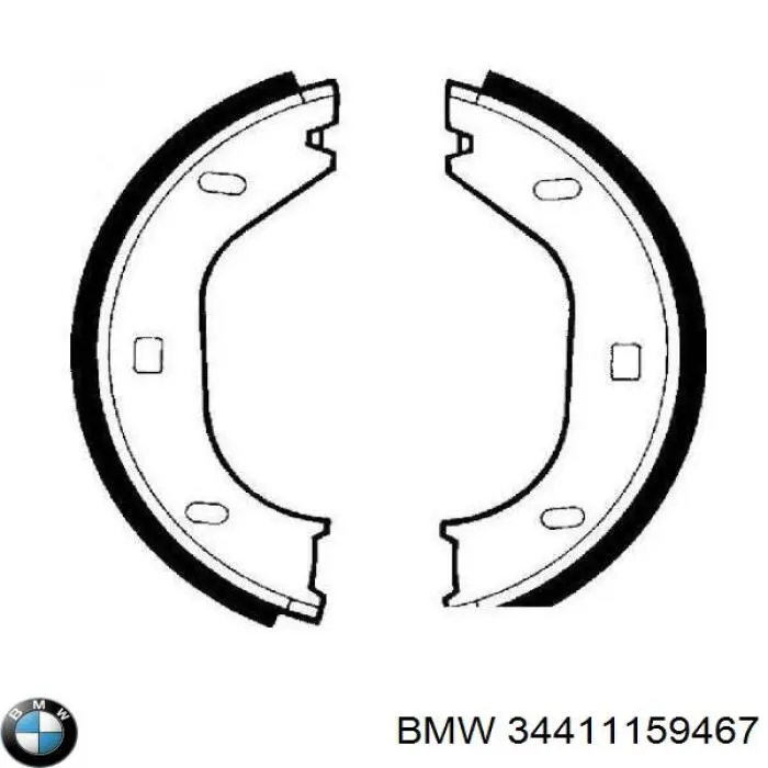 Купити 34411159467 BMW Колодки гальмові задні, барабанні
