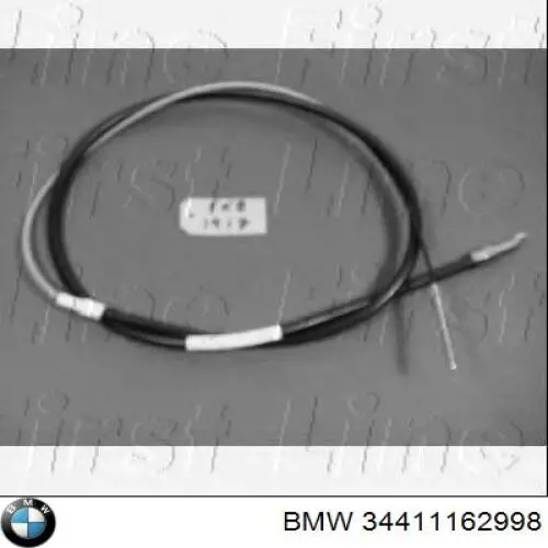 34411162998 BMW Трос ручного гальма задній, лівий