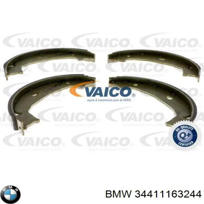 34411163244 BMW Гальмівні колодки ручника