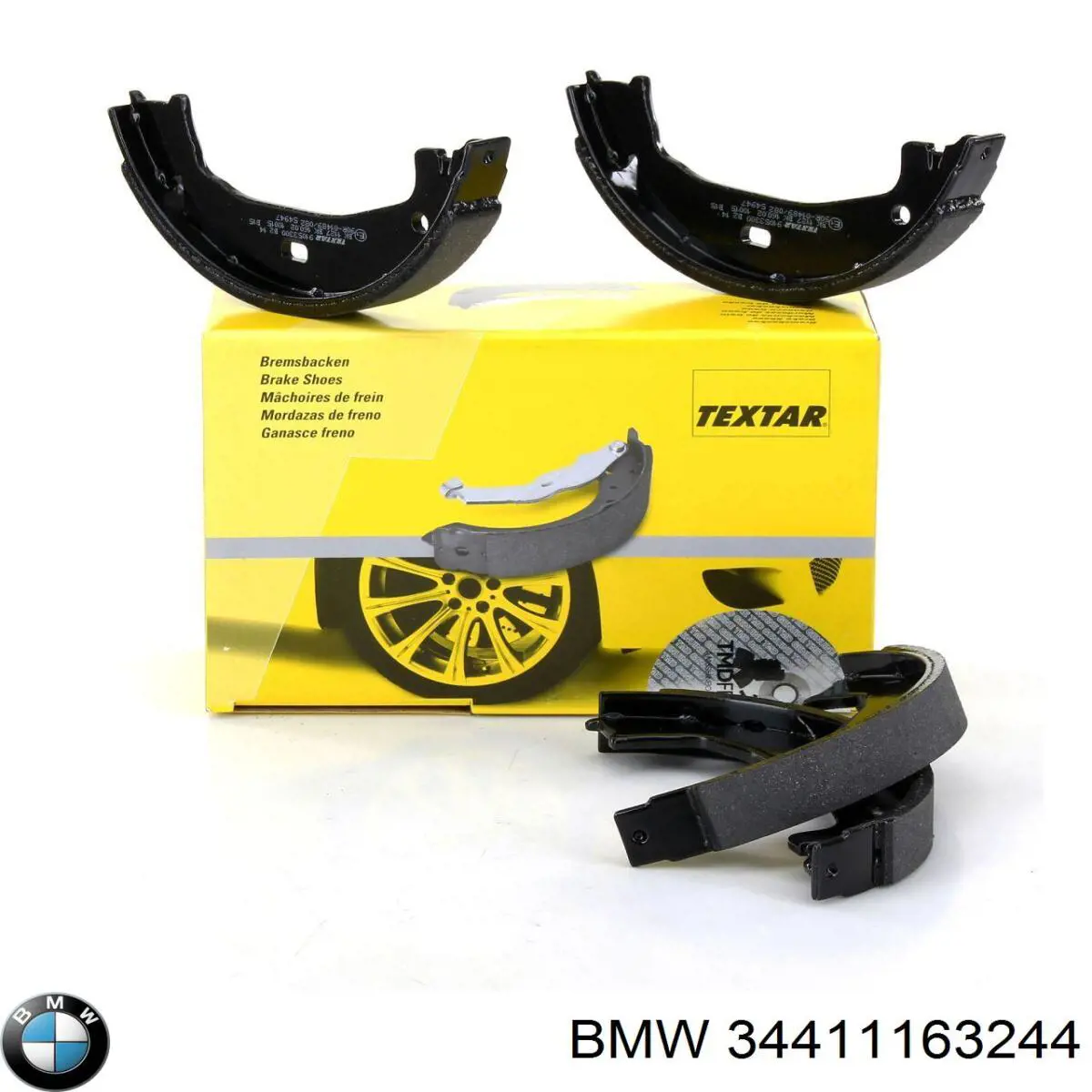 34411163244 BMW Гальмівні колодки ручника