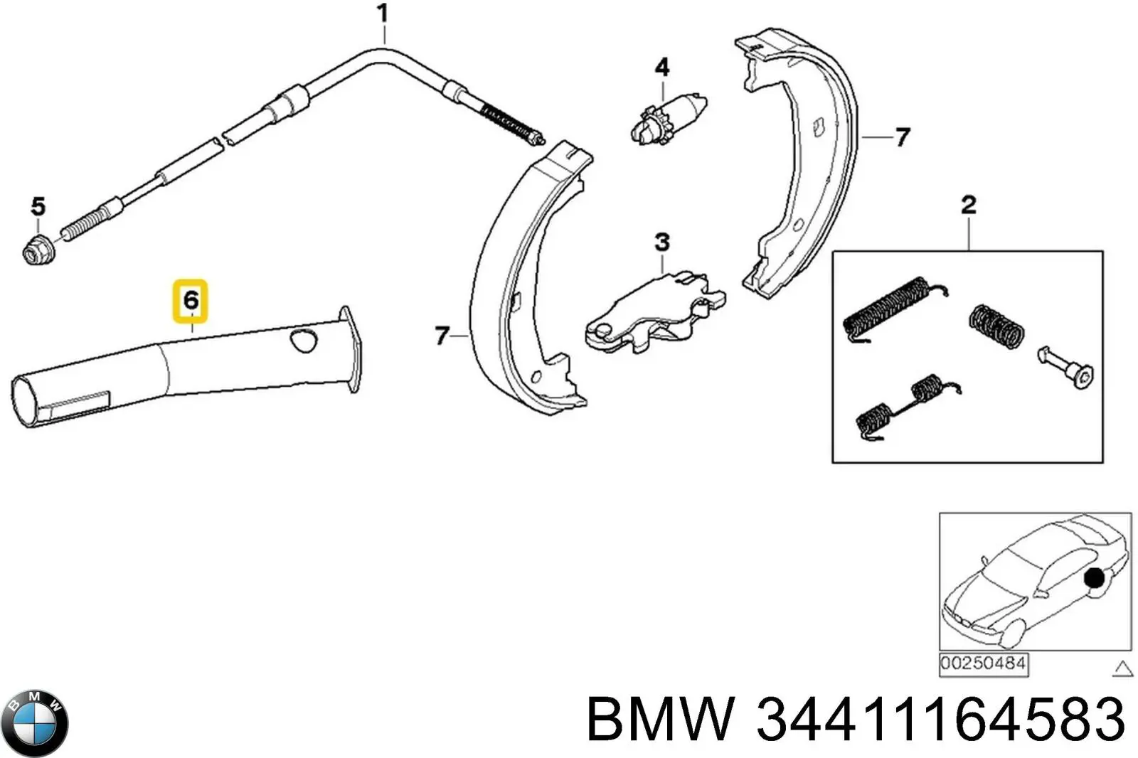  BMW 34411164583 ціна, від 2.53 USD