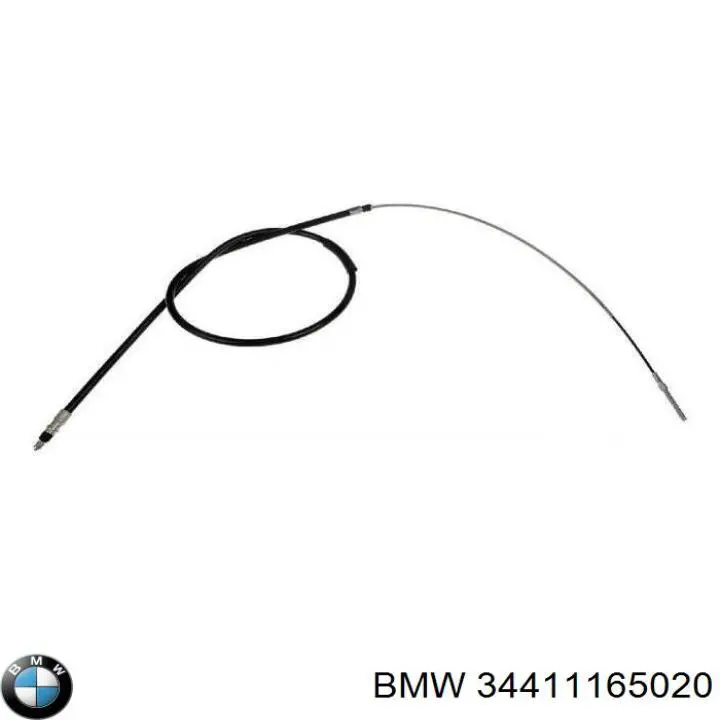 Купити 34411165020 BMW Трос ручного гальма задній, лівий