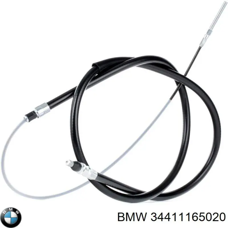Трос стоянкового гальма задній лівий BMW 34411165020 ціна, від 11.51 USD