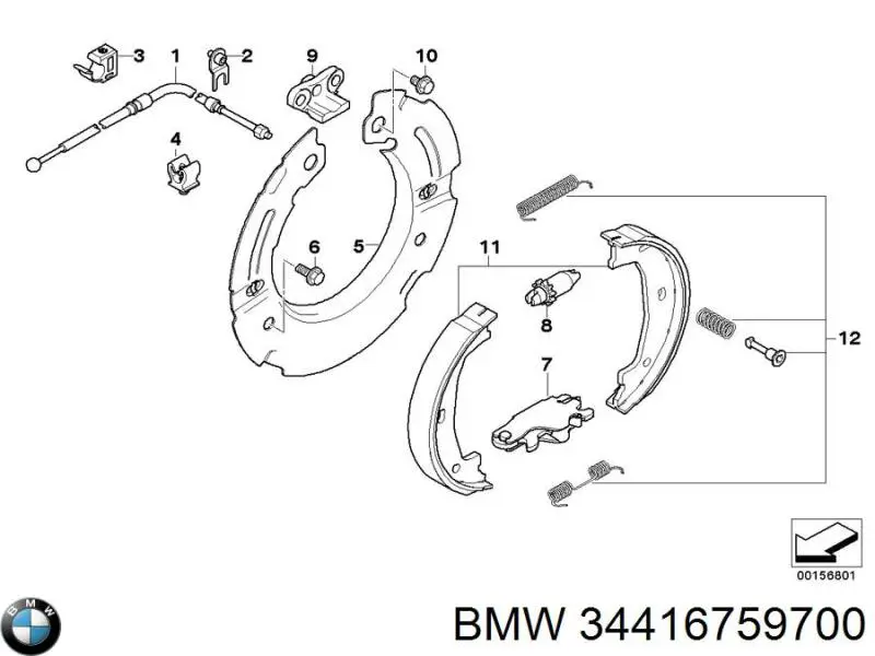 Супорт радіатора нижній/монтажна панель кріплення фар 34416759700 BMW