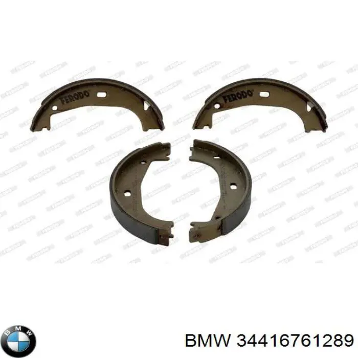 Колодки ручника 34416761289 BMW