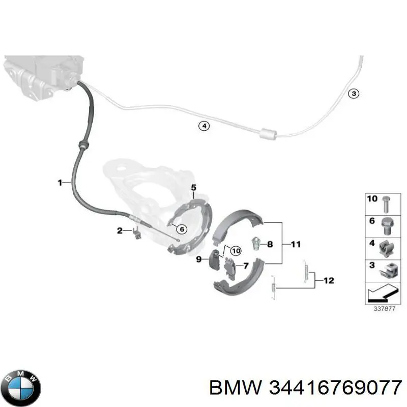 Купити 34416769077 BMW 