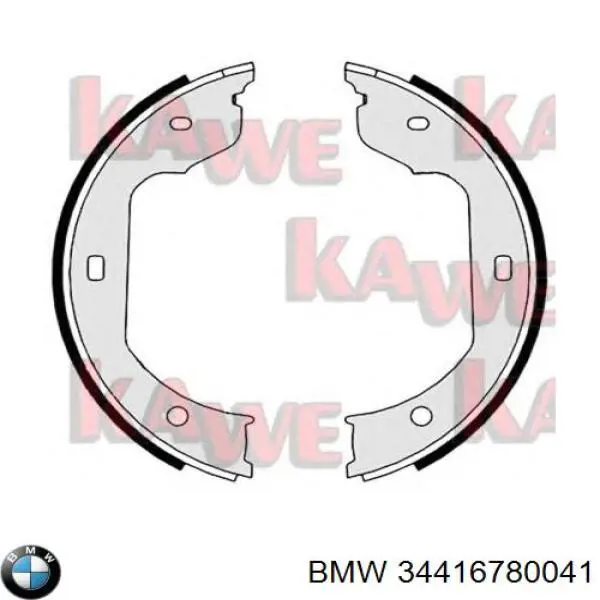Колодки ручника / стоянкового гальма BMW 34416780041 ціна, від 20.26 USD