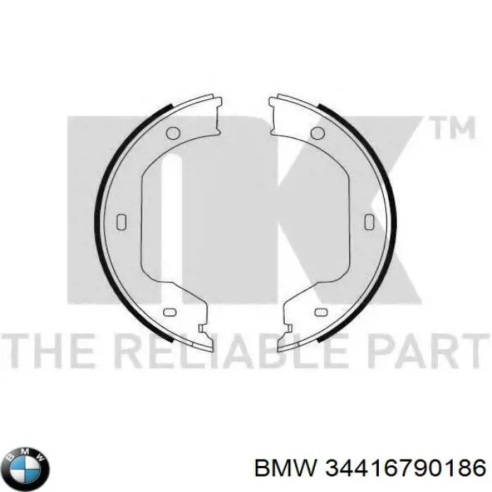 Купити 34416790186 BMW Гальмівні колодки гальма стоянки