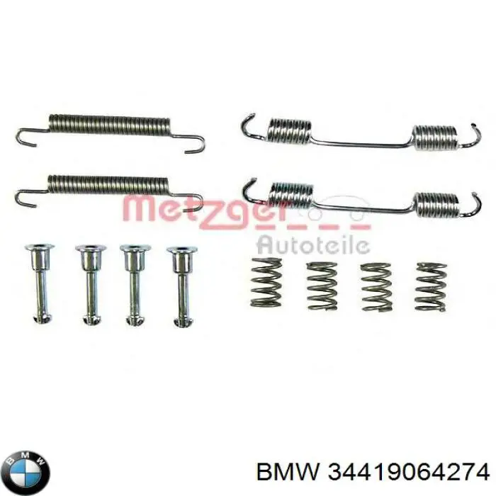 Ремкомплект гальмівних колодок 34419064274 BMW