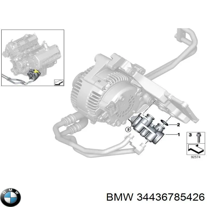 Купити 34436785426 BMW 