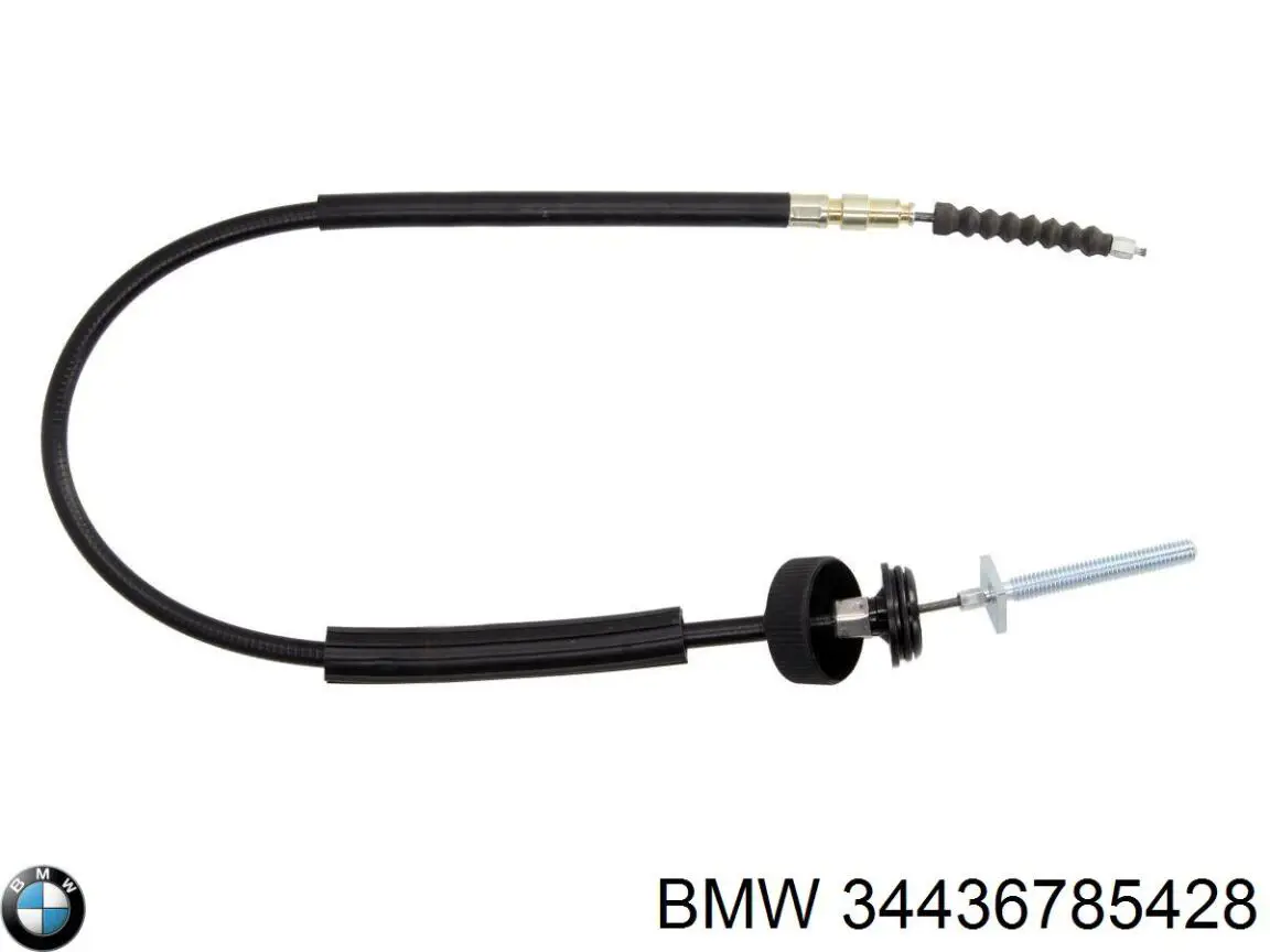 Купити 34436785428 BMW Трос ручного гальма задній, лівий