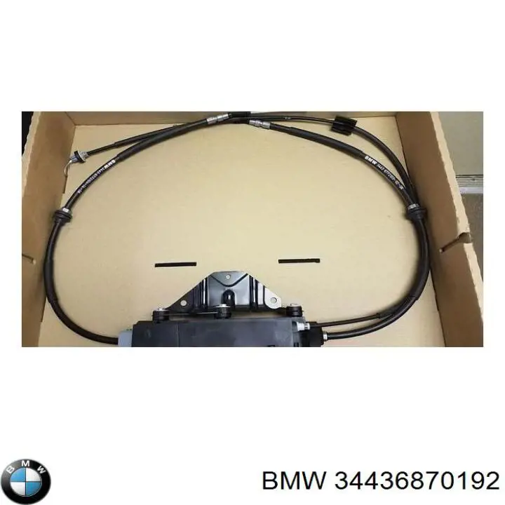 34436870192 BMW Трос ручника задній правий