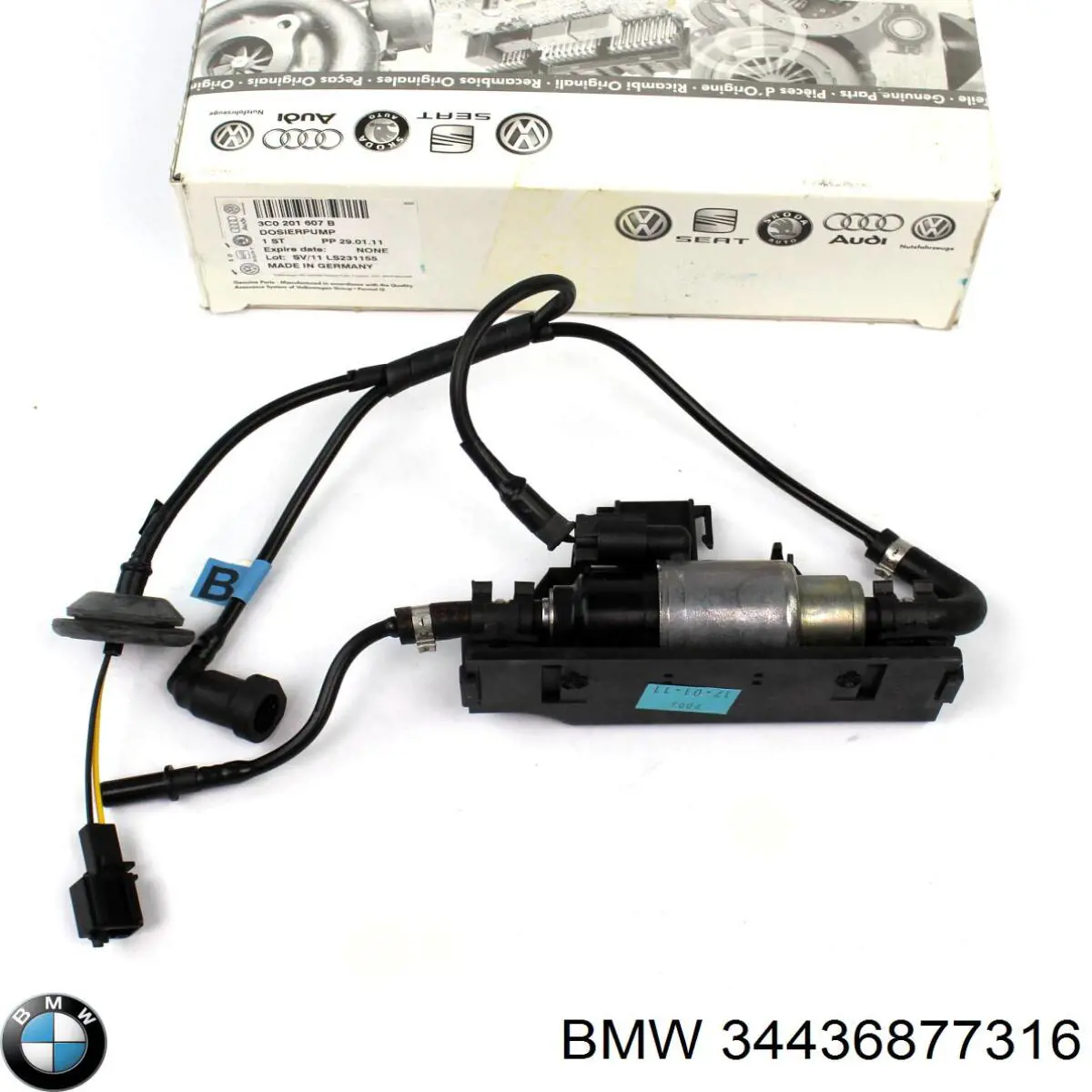 Електропривод ручного гальма на BMW 7 (F01, F02, F03, F04)