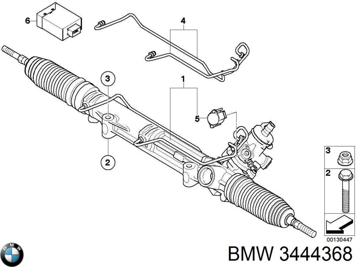Купити 3444368 BMW Рульова рейка
