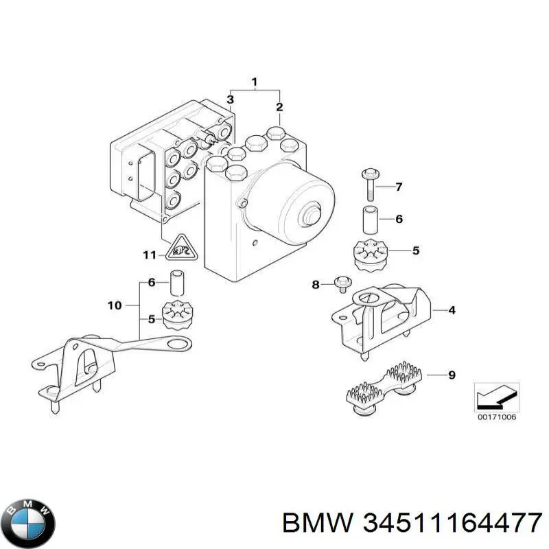Блок АБС 34516751770 BMW