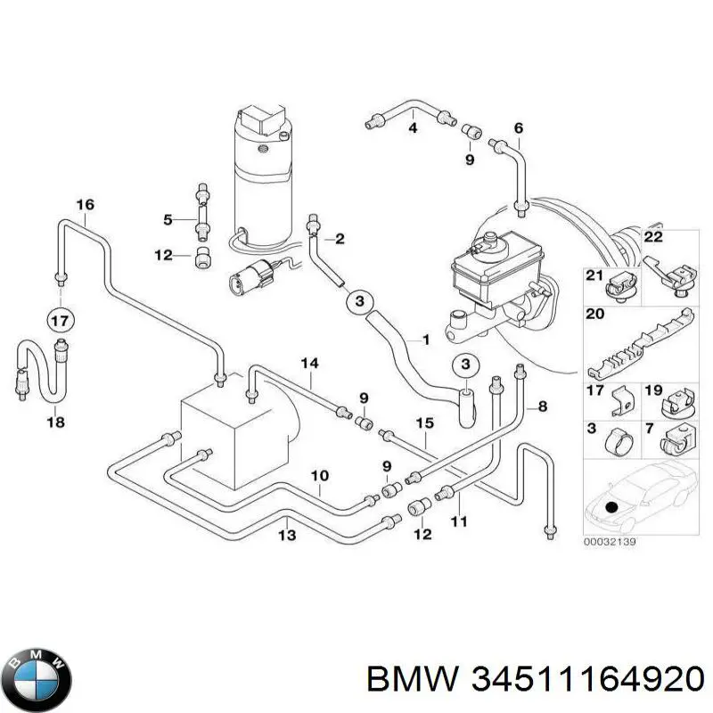 Купити 34511164920 BMW 