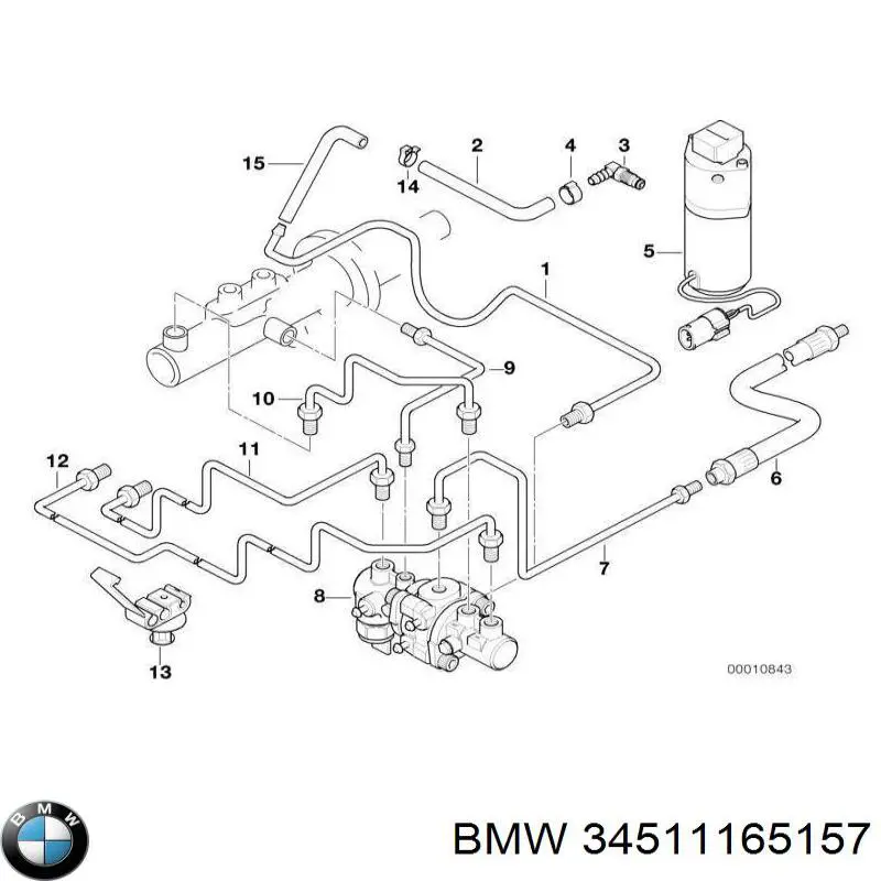  BMW 34511165157 ціна, від 1004.99 USD