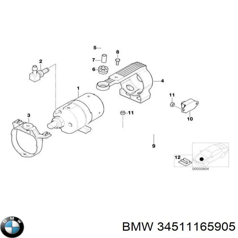  BMW 34511165905 ціна, від 17.71 USD