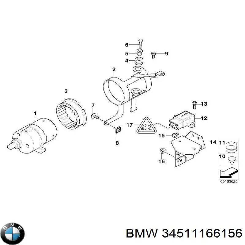 Компресор системи кондиціювання BMW 34511166156 ціна, від 17.12 USD