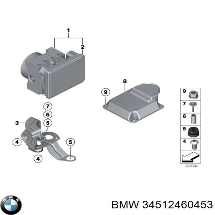  Блок керування АБС (ABS) BMW 1 