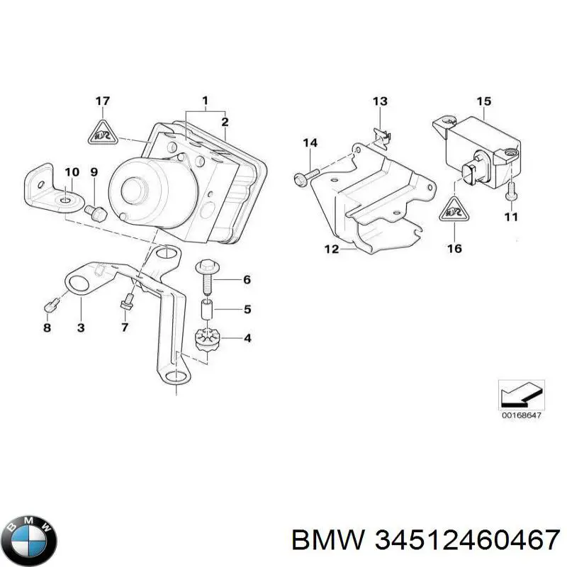  Блок АБС BMW 3 