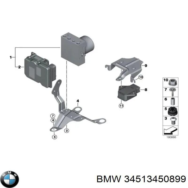Купити 34513450607 BMW Система електронного керування АБС