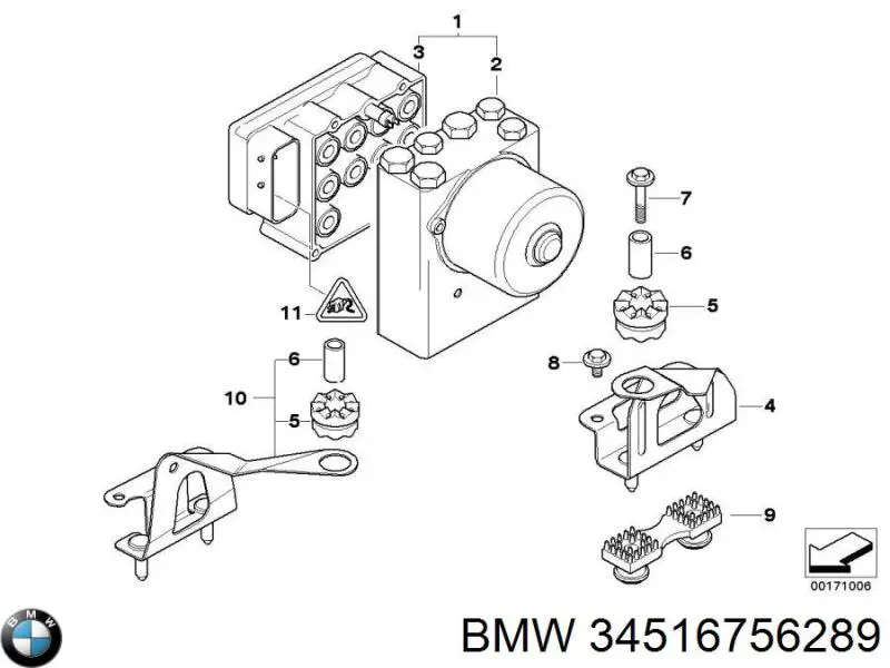  BMW 34516756289 ціна, від 1180.57 USD