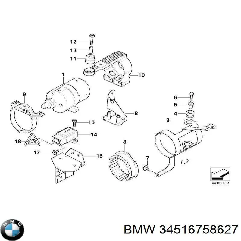 34516755797 BMW Блок управління АБС (ABS)