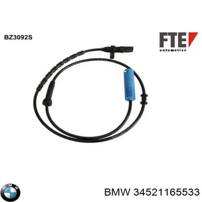 Датчик АБС (ABS) задній BMW 34521165533 ціна, від 41.96 USD