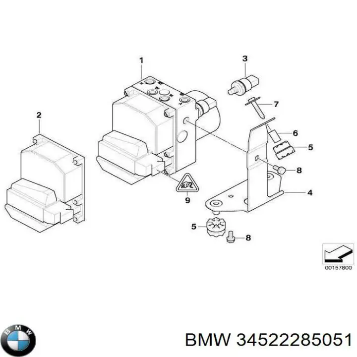 Блок управління DSC BMW 34526755742