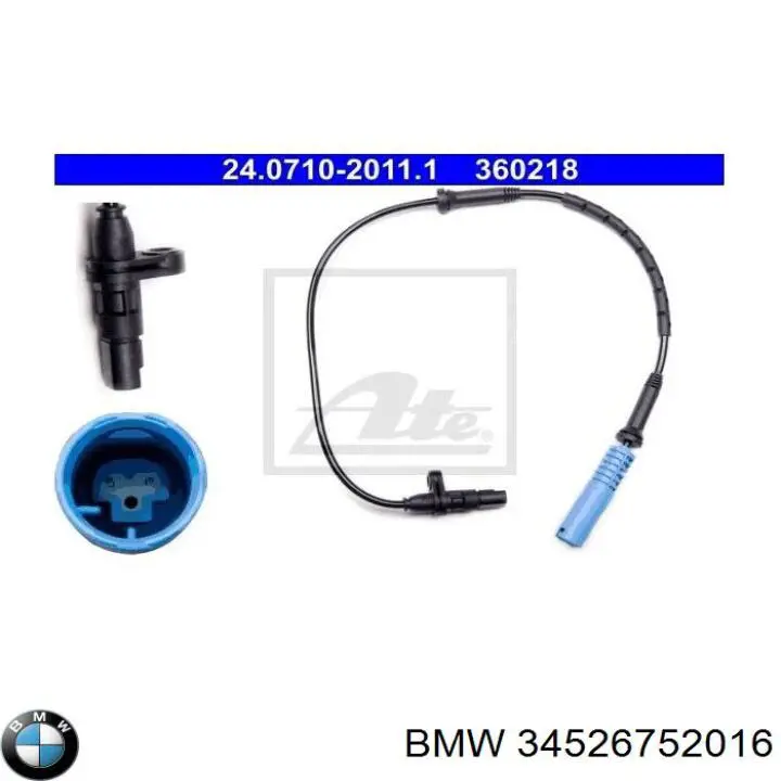 Датчик ABS передній BMW 34526752016 ціна, від 22.89 USD