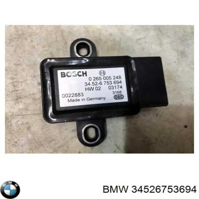 Датчик поперечного прискорення (ESP) BMW 34526753694 ціна, від 5.56 USD