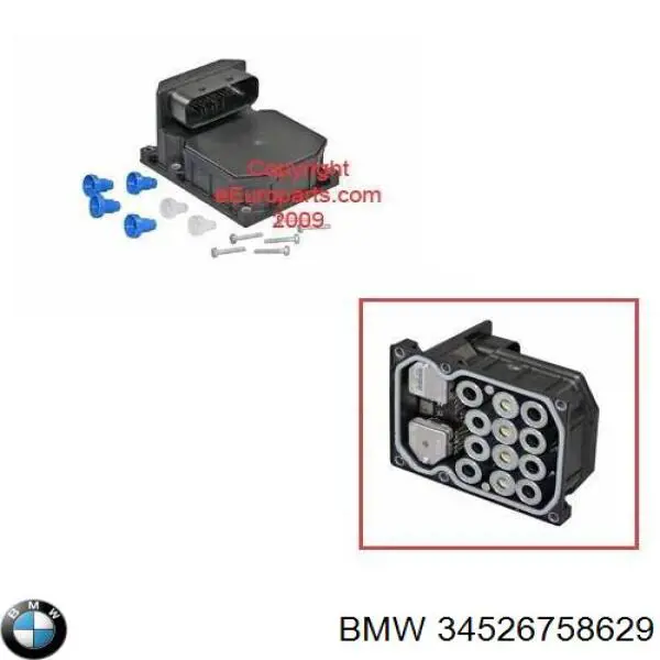 34526758629 BMW модуль керування (ебу АБС (ABS))
