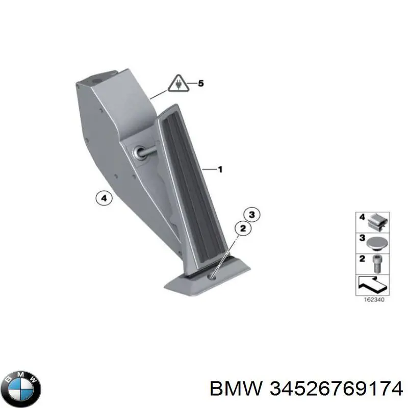 Купити 34526769174 BMW Датчик поздовжнього прискорення