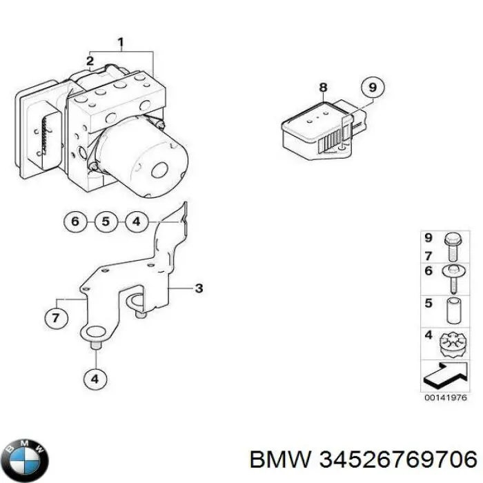 Купити 34526769706 BMW Гідроблок АБС