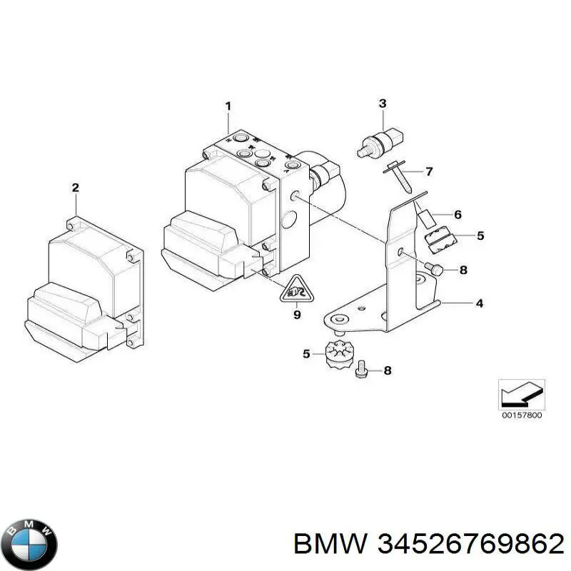 Купити 34526755742 BMW Модуль керування (ЕБУ) DSC